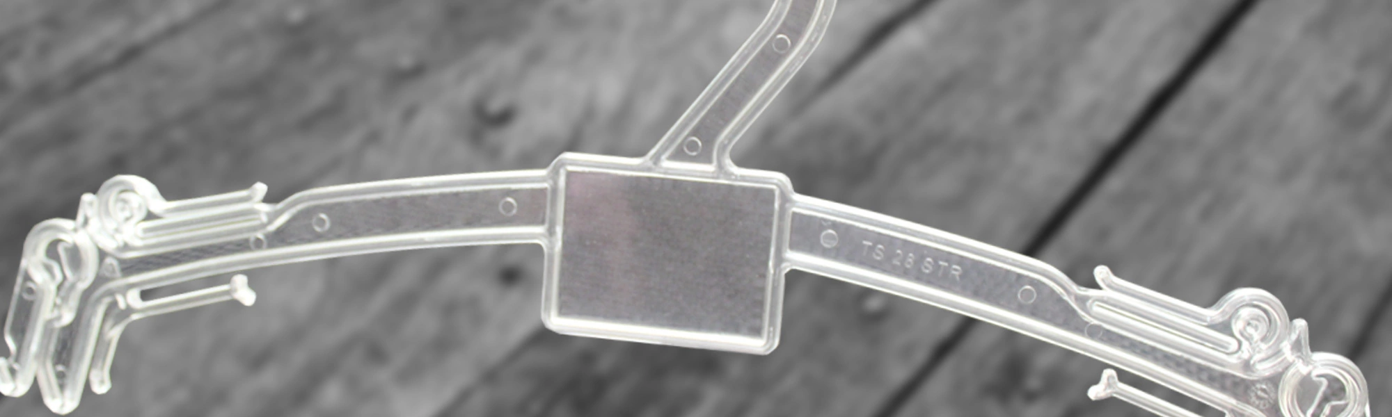 Plastic Lingerie Hangers Display Banner